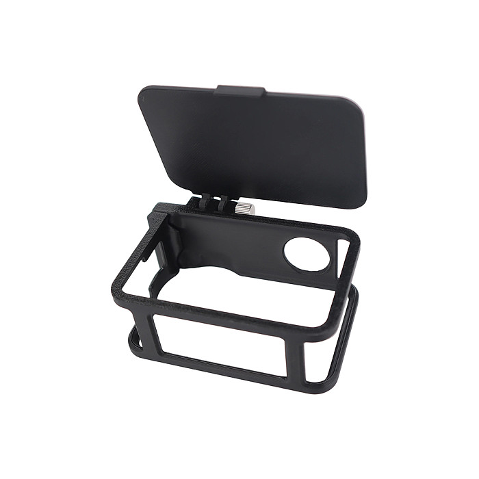 For DJI OSMO Action 6 Protective Case with Sunshade Light Blocking Drop Protection Scratch-Resistant Camera Cage Rig Accessory