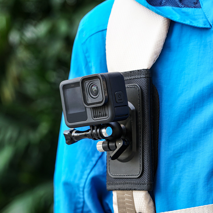 XT-XINTE Action Camera Backpack Clip Chest Mount for GoPro 13 DJI Osmo Action 6 and Insta360 Ace Pro for flexible shooting and recording