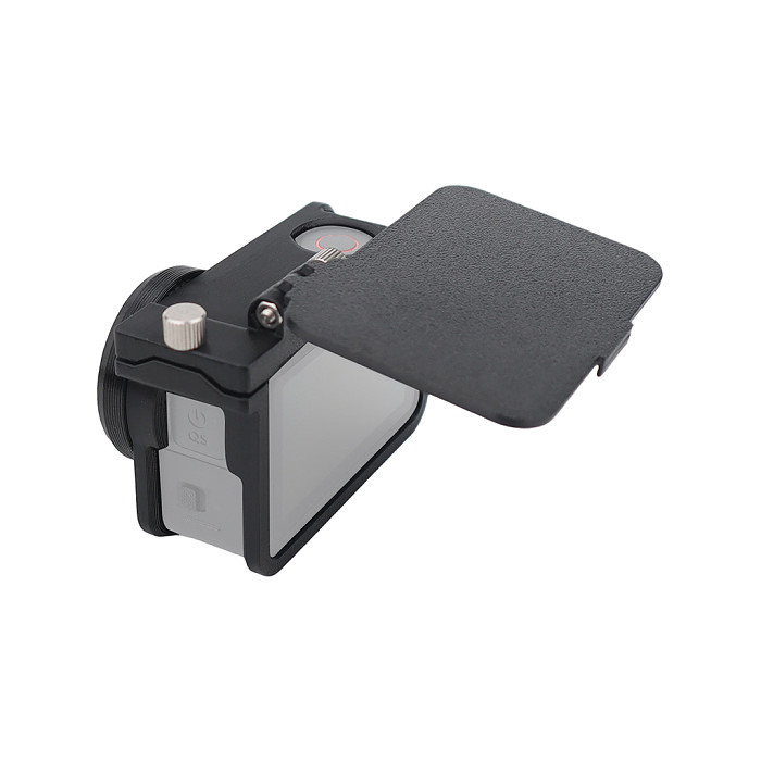 For DJI OSMO Action 6 Protective Case with Sunshade Light Blocking Drop Protection Scratch-Resistant Camera Cage Rig Accessory