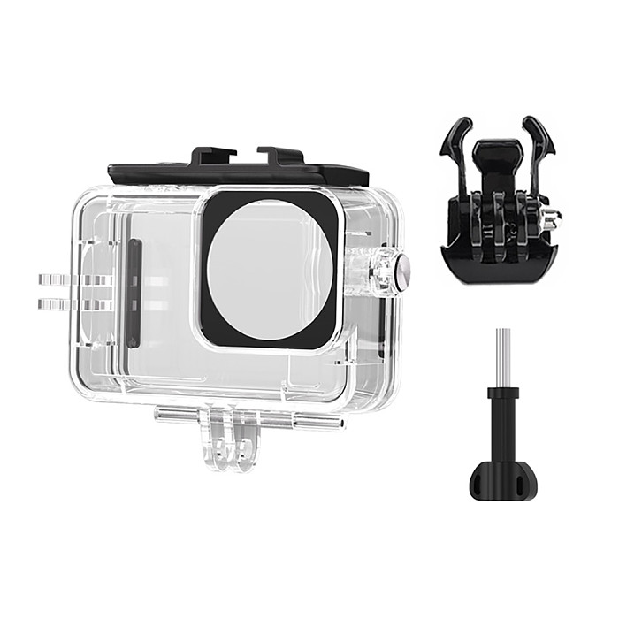 Aluminum Alloy camera housing Dual Interface Mount with Cold Shoe and 1/4  Thread for DJI Action 6  Camera cage