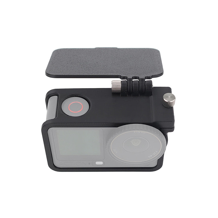 For DJI OSMO Action 6 Protective Case with Sunshade Light Blocking Drop Protection Scratch-Resistant Camera Cage Rig Accessory