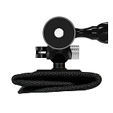 XT-XINTE Action Camera Backpack Clip Chest Mount Universal 3-Slot to Plastic 1/4 -20 Mount Adapter for GoPro 13 DJI Osmo Action 6 POCKET4 and Insta360 Ace Pro for flexible shooting and recording