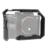 Aluminum Alloy Vertical Shooting Cage Vlogging Cage for Sony A7M5 A7R5 Live Streaming Photography