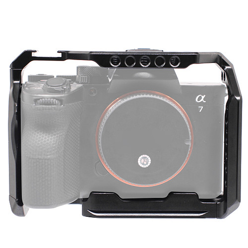 Aluminum Alloy Vertical Shooting Cage Vlogging Cage for Sony A7M5 A7R5 Live Streaming Photography