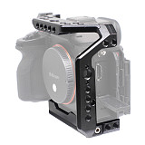Aluminum Alloy Vertical Shooting Cage Vlogging Cage for Sony A7M5 A7R5 Live Streaming Photography