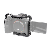 Aluminum Alloy Vertical Shooting Cage Vlogging Cage for Sony A7M5 A7R5 Live Streaming Photography
