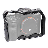 Aluminum Alloy Vertical Shooting Cage Vlogging Cage for Sony A7M5 A7R5 Live Streaming Photography