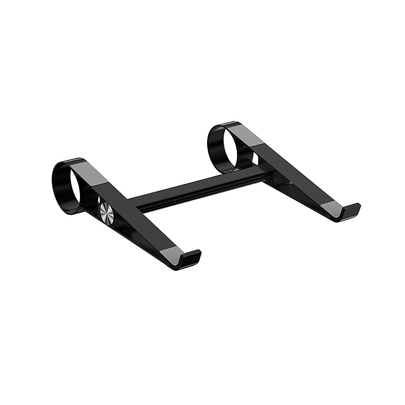 Aluminum Alloy Portable Laptop Stand for Notebooks - Universal Height-Adjustable Desk Stand for Computers and Tablets Heat Dissipation