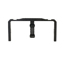 Suitable for mobile phone handheld rabbit cage recording, video recording, fill light, live streaming camera tracking, stabilizer, photography light (black/titanium)