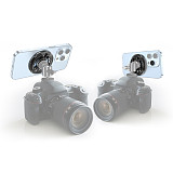 Magsafe Magnetic Camera Mount  1/4  Cold Shoe Adapter with Arri Rosette for Video Rig Smartphone Holder