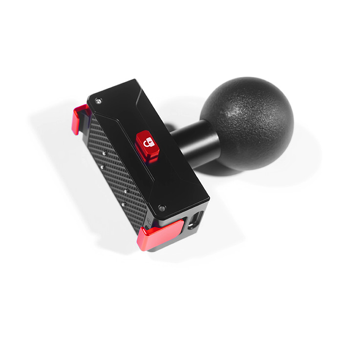 XT-XINTE Aluminum Alloy Rechargeable Magnetic Quick-Release Base for DJI OSMO 360 Panoramic Camera 17mm Ball Head Clamp Expansion Type-C Charging Port