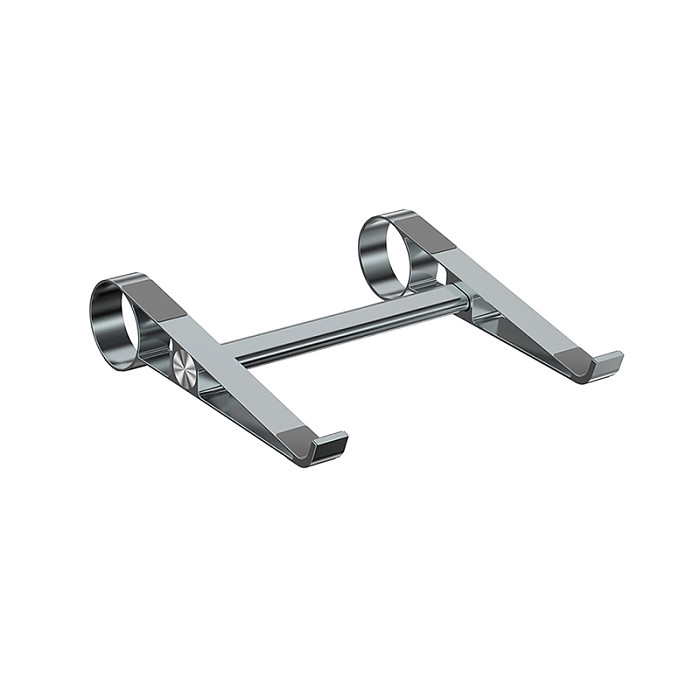 Aluminum Alloy Portable Laptop Stand for Notebooks - Universal Height-Adjustable Desk Stand for Computers and Tablets Heat Dissipation