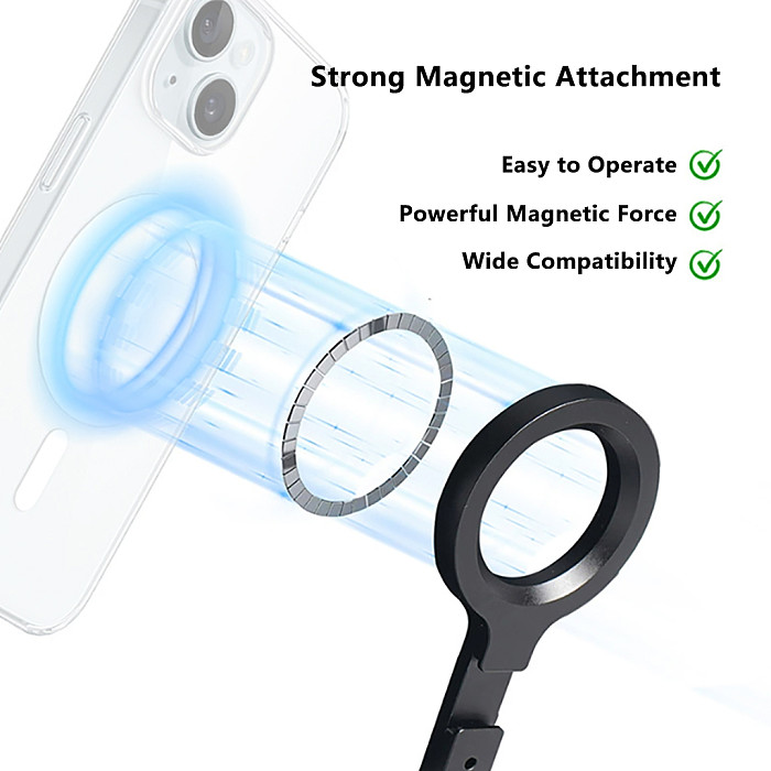 Function Expansion Magnetic Phone Stand Suitable for Rotating Cold Shoe Phone Stand/Camera/Tripod