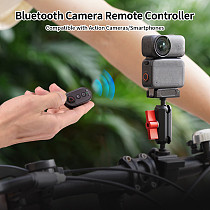 Bluetooth Remote Control Action Camera Bluetooth Controller for DJI Action 6/5/4 & OSMO 360 Panoramic Cameras for Insta360 X5/X4/X4AIR/X3/ACE for GOPRO13/12/11