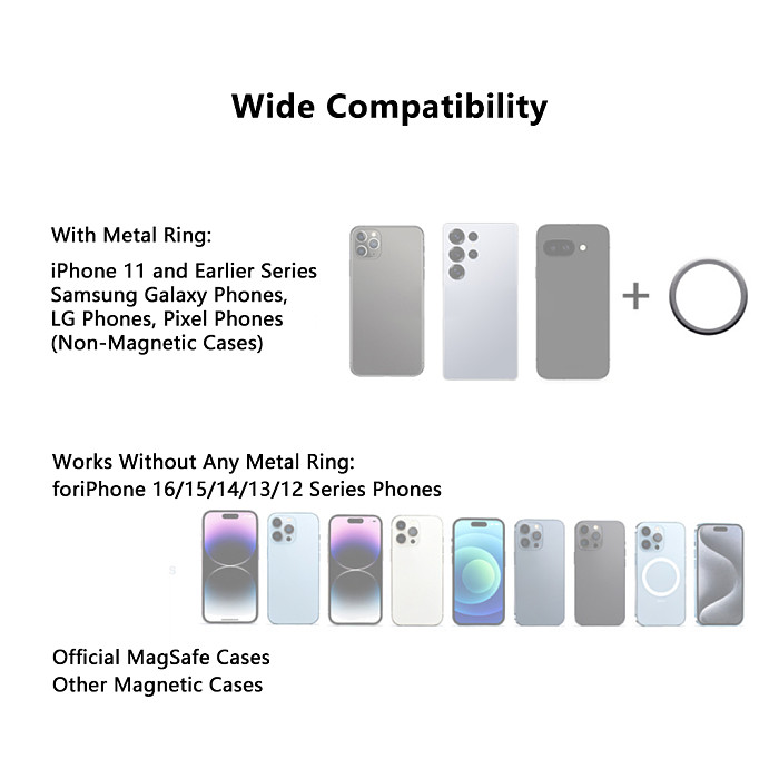 Function Expansion Magnetic Phone Stand Suitable for Rotating Cold Shoe Phone Stand/Camera/Tripod