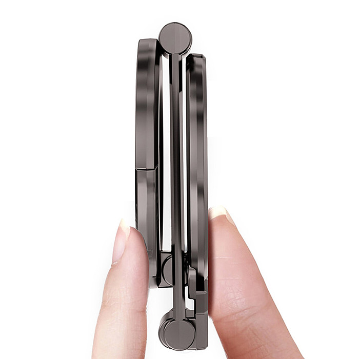 Dual-Sided Magnetic Phone Holder Desk Phone Stand 360° Rotation Foldable Tripod Mount For iPhone 17 16 15 Android for MagSafe