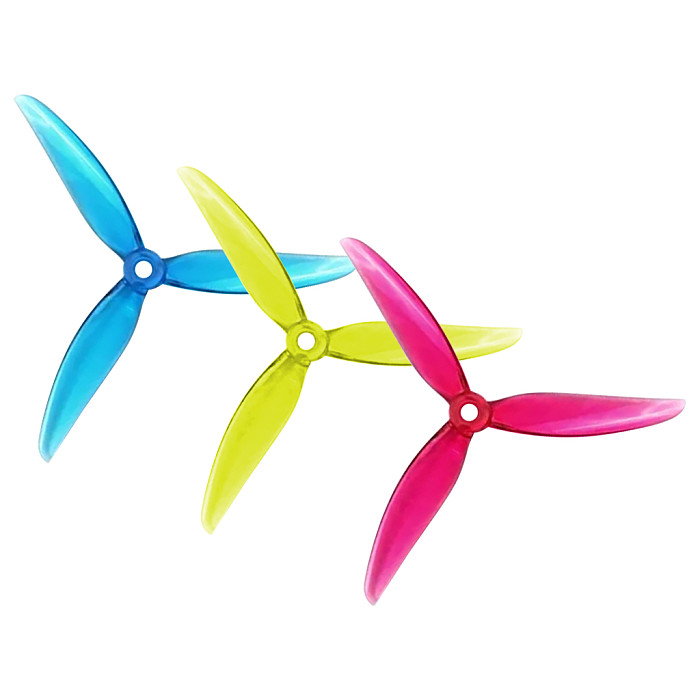 HQProp R29.5 Huazhu Collaboration Props, Sky Blue/Pink/Yellow (2CW+2CCW)