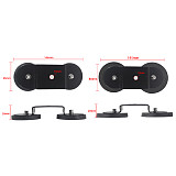 Strong Magnetic Mount Combo: D66mm & D88mm Rubber-Coated Dual Suction Cup Base, Heavy Duty Holder