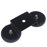 Strong Magnetic Mount Combo: D66mm & D88mm Rubber-Coated Dual Suction Cup Base, Heavy Duty Holder
