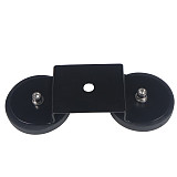Strong Magnetic Mount Combo: D66mm & D88mm Rubber-Coated Dual Suction Cup Base, Heavy Duty Holder