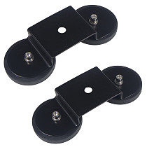 Strong Magnetic Mount Combo: D66mm & D88mm Rubber-Coated Dual Suction Cup Base, Heavy Duty Holder