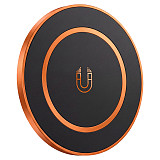 Magsafe magnetic suction head phone holder 1/4 standard Alei positioning hole base strong magnet adapter - orange/black optional