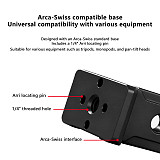 Aluminum alloy dual telescope bracket 38mm Aka gimbal tripod adapter for live streaming photography outdoor accessories