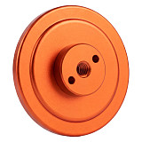 Magsafe magnetic suction head phone holder 1/4 standard Alei positioning hole base strong magnet adapter - orange/black optional