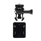 17mm Ball Head to 1/4  Screw Adapter Mount, Compatible with GoPro & DJI Action Camera, Conversion Bracket for Live Streaming Vlog Gimbal Accessory