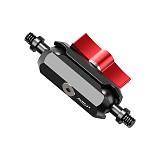 XT-XINTE Dual 1/4  Universal Ball Head Photography Pea Clip Adjustment Magic Arm for DSLR Camera Monitor Light Mic Mount