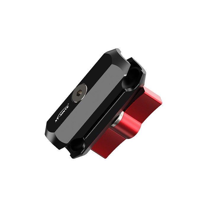 XT-XINTE Dual Clamping Ball Head Universal Adjustment Magic Arm Extension Clip for 17mm Ball Head Camera Connection Bracket Extension Connecting Rod