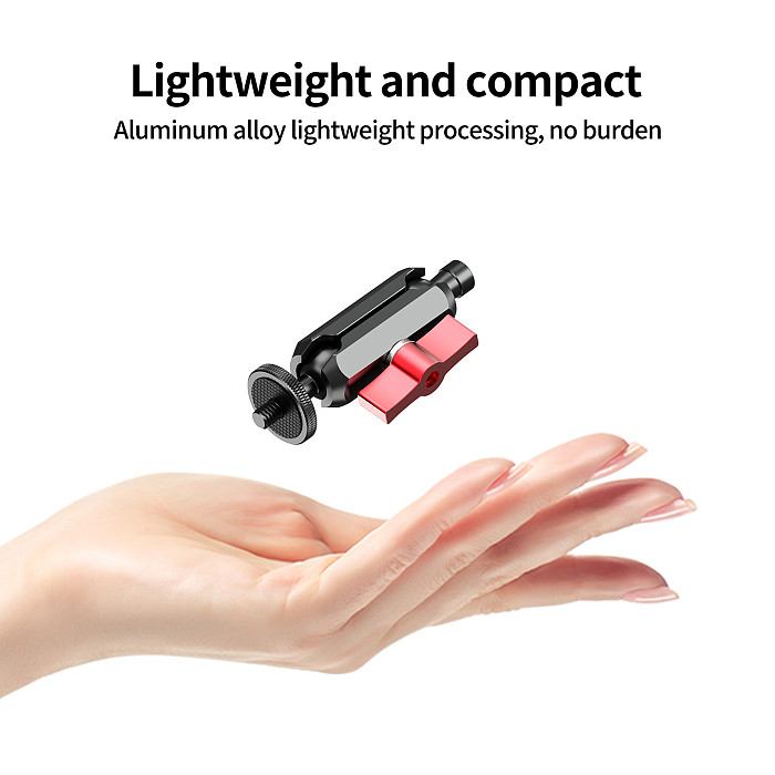 Action Camera 1/4 Screw Hole to 1/4 Disc Reverse Lock Universal Ball Head Adjustable Magic Arm Extension Rod for DJI /GoPro/ Insta360 Action Camera Accessory Expansion