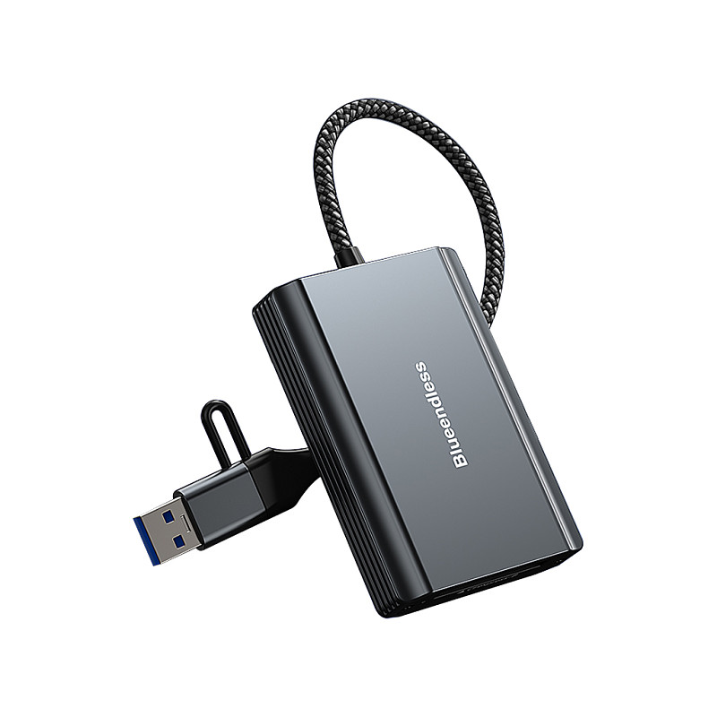 Blueendless 10Gbps High-Speed Card Reader, 2 Models: CFexpress Type A (CF01A) OR SD/TF 4.0 (C3), for Sony Camera & Drone Data Transfer