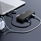 USB 3.2 high-speed 10Gbps card reader CFeA/CoFeB/SD4.0/TF4.0 memory card 5V power supply - C6 five in one