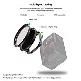 Suitable for Insta360 AcePro/Ace Pro filter adapter, environmentally friendly protective frame, UV adjustable ND dimming mirror