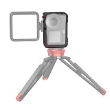 Suitable for DJI Action6 quick release sports camera rabbit cage DJI Action6 aluminum alloy portable expansion frame (black)
