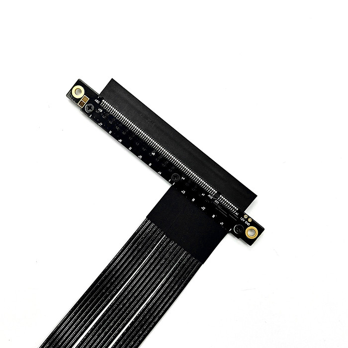 (ADT Link) PCIe 5.0x4 to x16 high-speed flexible ribbon cable with baffle Gen5 can be turned and extended by 1U (K23SF-BK/15C) (K23SF-F2/15C) (K23SL-BK/15C) (K23SL-F2/15C)
