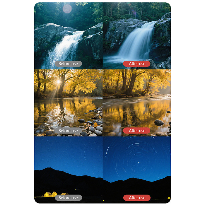 Suitable for Insta360 AcePro/Ace Pro filter adapter, environmentally friendly protective frame, UV adjustable ND dimming mirror