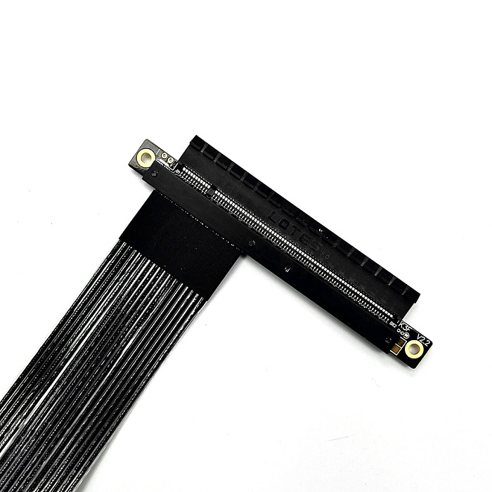 (ADT Link) PCIe 5.0x4 to x16 high-speed flexible ribbon cable with baffle Gen5 can be turned and extended by 1U (K23SF-BK/15C) (K23SF-F2/15C) (K23SL-BK/15C) (K23SL-F2/15C)
