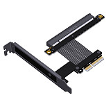 (ADT Link) PCIe 5.0x4 to x16 high-speed flexible ribbon cable with baffle Gen5 can be turned and extended by 1U (K23SF-BK/15C) (K23SF-F2/15C) (K23SL-BK/15C) (K23SL-F2/15C)