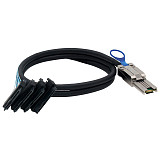 MINI SAS HD SFF-8088 26P to 4 SAS 8482 2-in-1 server conversion cables, MINI SAS HD SFF-8643 to SAS 8639 with SATA 15P male Y-shaped server connection cable. 50cm/100cm length optional.Mini Slim line SAS SFF-8654 4I 38P to SAS 8639 U. 2 with SATA 15P male -50CM/80CM/100CM