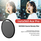 Suitable for Insta360 AcePro/Ace Pro filter adapter, environmentally friendly protective frame, UV adjustable ND dimming mirror