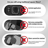 Suitable for Insta360 AcePro/Ace Pro filter adapter, environmentally friendly protective frame, UV adjustable ND dimming mirror