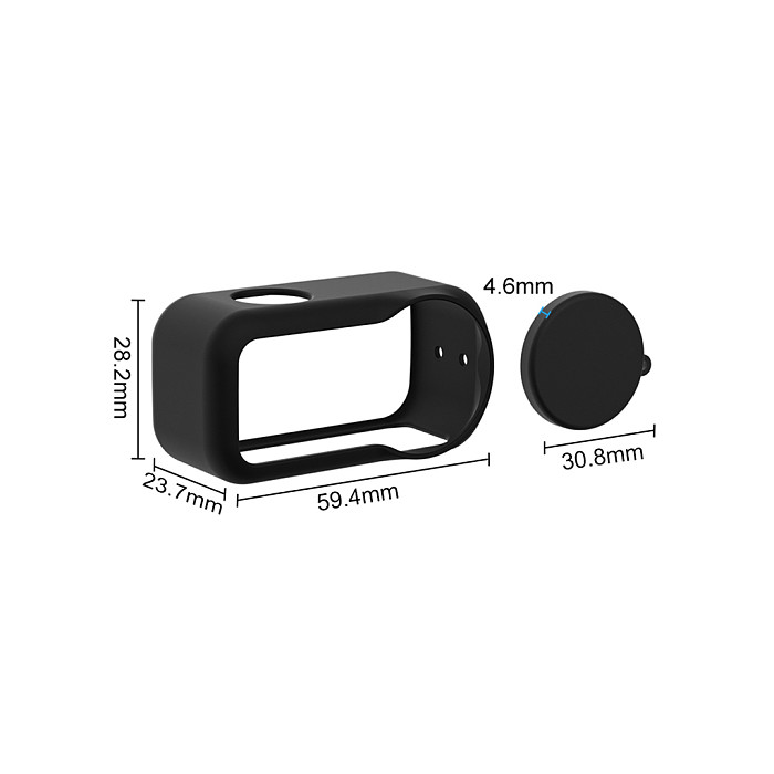 Silicone Protective Case Cover for DJI Nano - Anti-Scratch & Shockproof Bumper Skin, Black