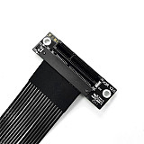 (ADT-Link) 5.0 PCI-E x4 to x8 Extension Adapter Supports Network Cards Hard Drives USB Cards K82SF-BK/15CM