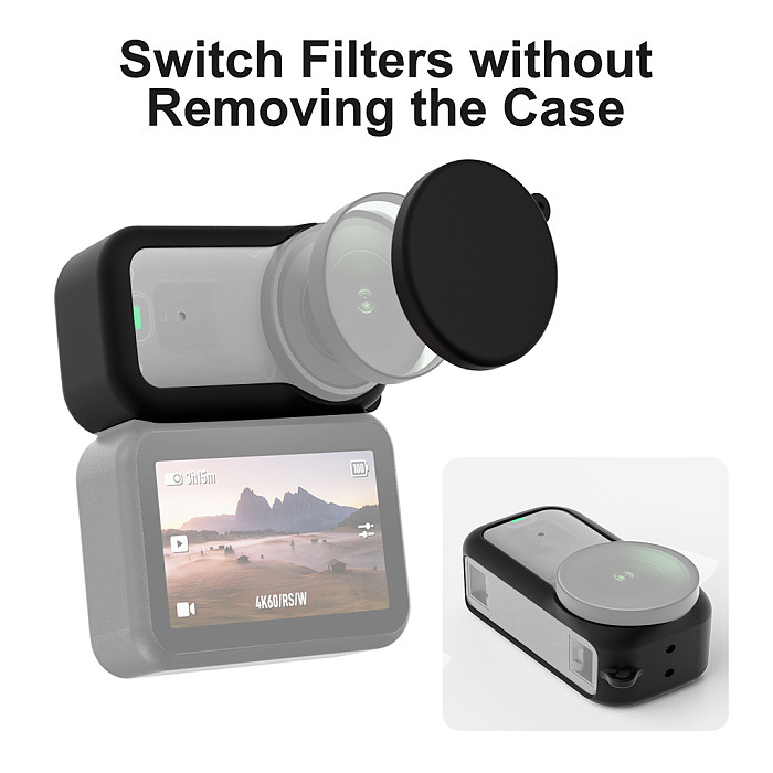 Silicone Protective Case Cover for DJI Nano - Anti-Scratch & Shockproof Bumper Skin, Black