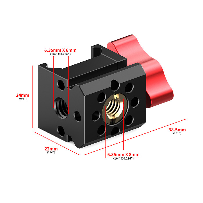 XT-XINTE SLR Camera Cage NATO Slider Claw Clip Stabilizer Slider Claw Clip Adapter1/4 3/8 Arri Locating Points For SLR camera cages with NATO rail for DJI stabilizer gimbal