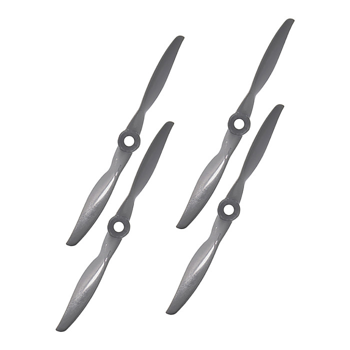 GEMFAN 6x8E 6x12E 7x7E Nylon GF Prop CW & CCW Set Gray 2x 2pcs Packs