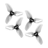 HQProp T2.2x2x3 Tri-Blade Propeller – Gray (2CW+2CCW) for FPV Drone – 2.2 Inch PC Durable Props