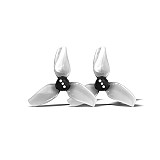 HQProp T2.2x2x3 Tri-Blade Propeller – Gray (2CW+2CCW) for FPV Drone – 2.2 Inch PC Durable Props